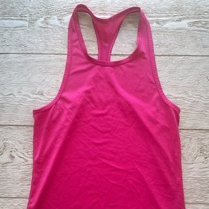 Pink mesh Zia workout tank top size large